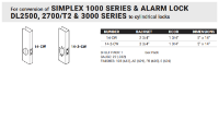 1-For conversion of SIMPLEX 1000 SERIES